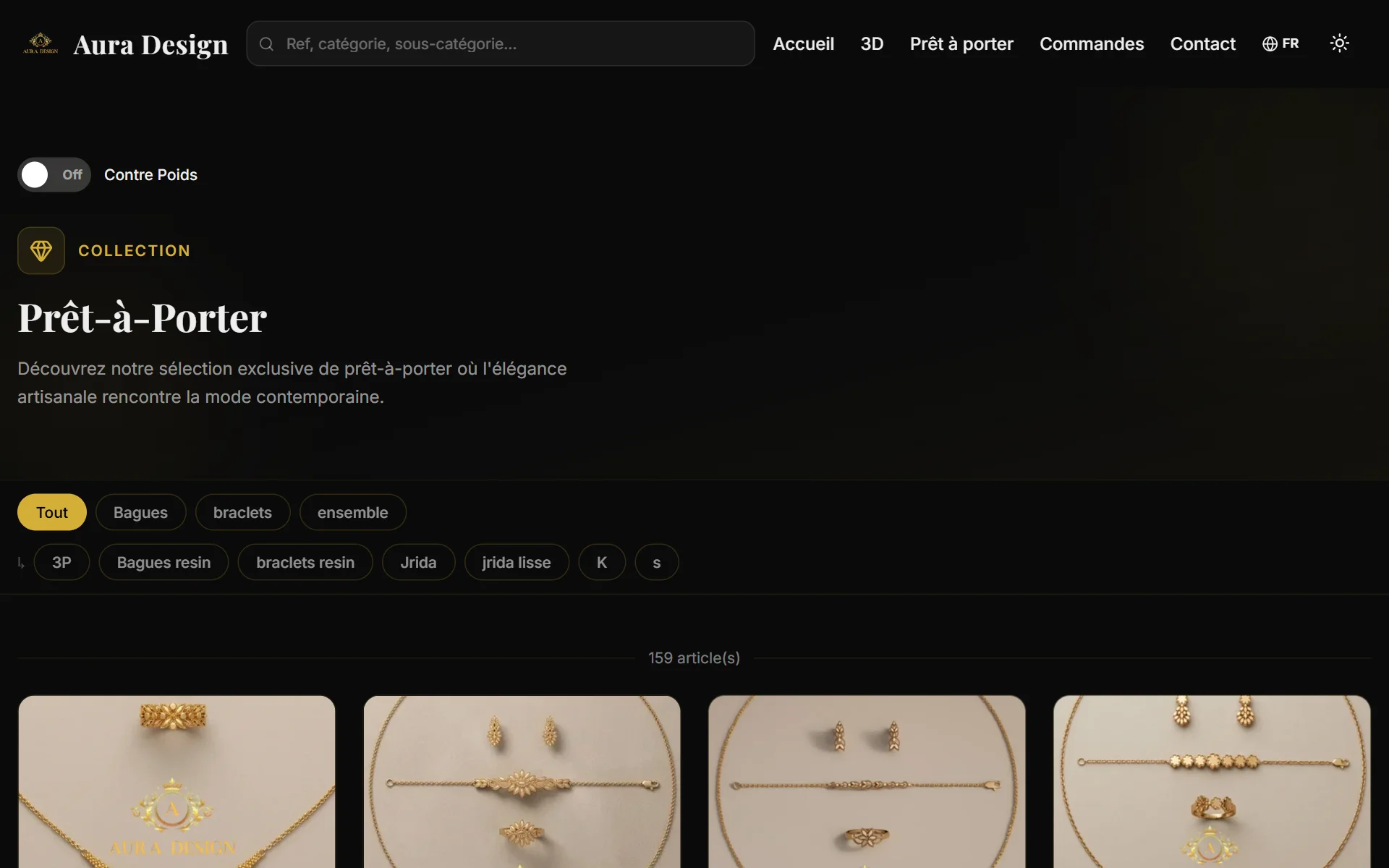 Aura Design — Bijouterie & Luxe 3D